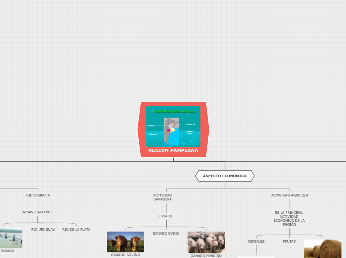 REGIÓN PAMPEANA - Mapa Mental