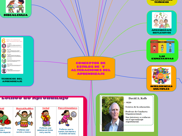 CONCEPTOS DE ESTILOS DE  Y ALTERACIONES DEL APRENDIZAJE 