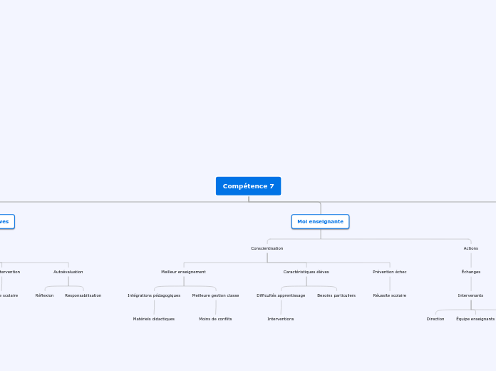 Compétence 7 - Carte Mentale