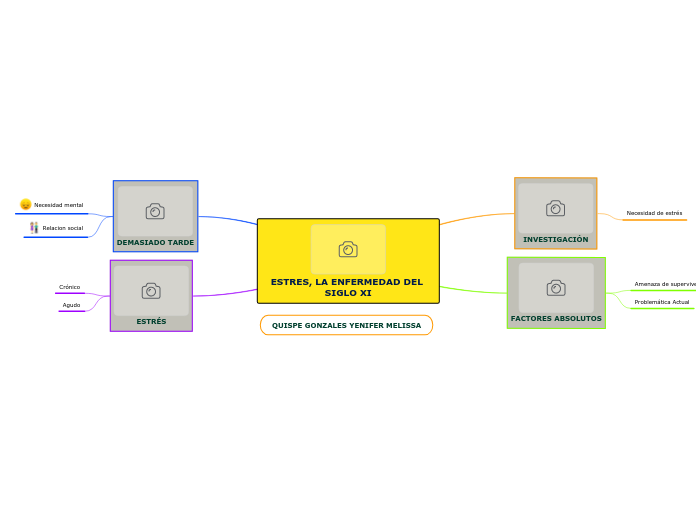 ESTRES, LA ENFERMEDAD DEL SIGLO XI - Mapa Mental