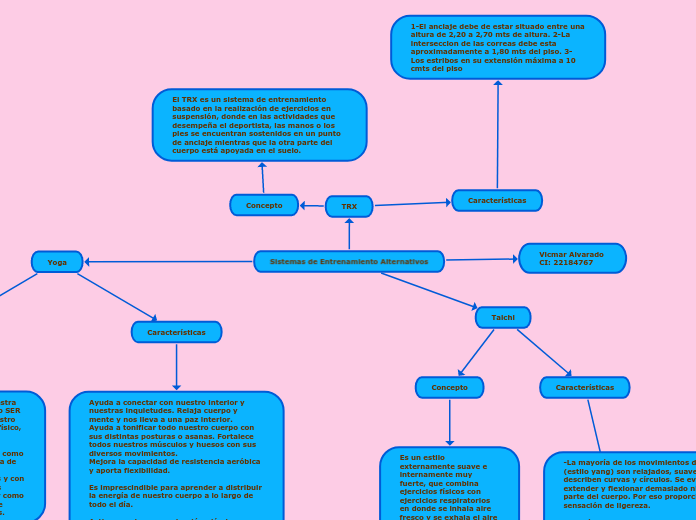 Sistemas de Entrenamiento Alternativos - Mapa Mental