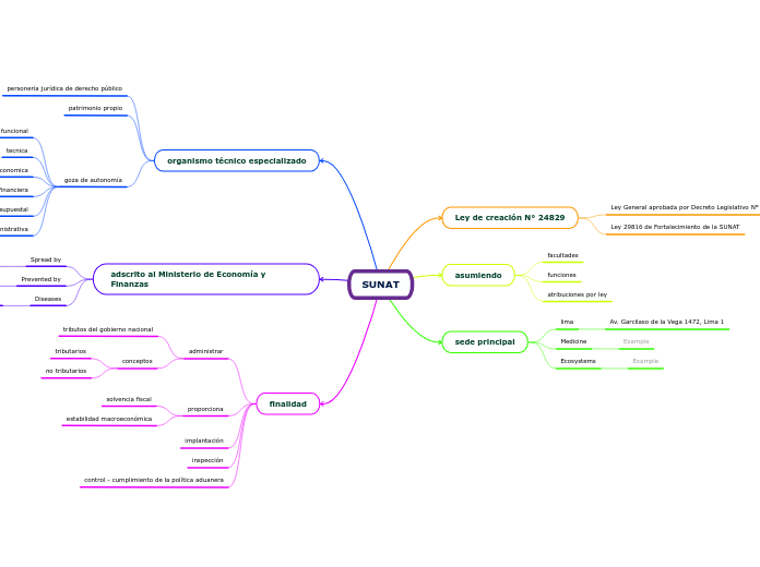 SUNAT - Mapa Mental