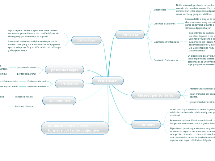 PERITONEO - Mapa Mental