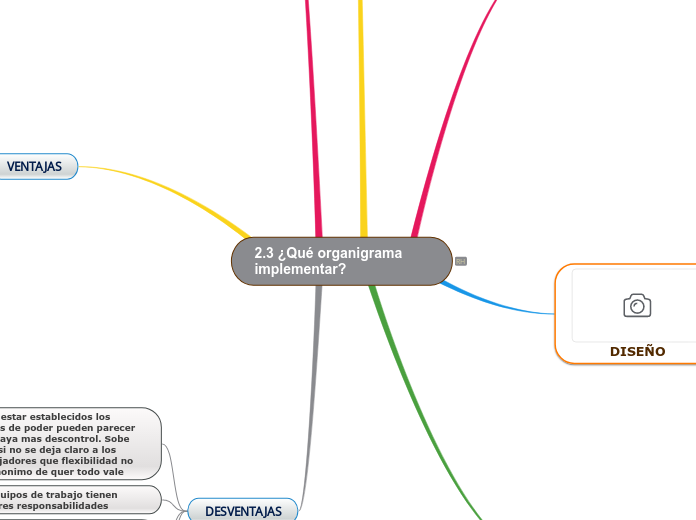 2.3 ¿Qué organigrama implementar?