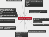 La violencia en México - Mapa Mental