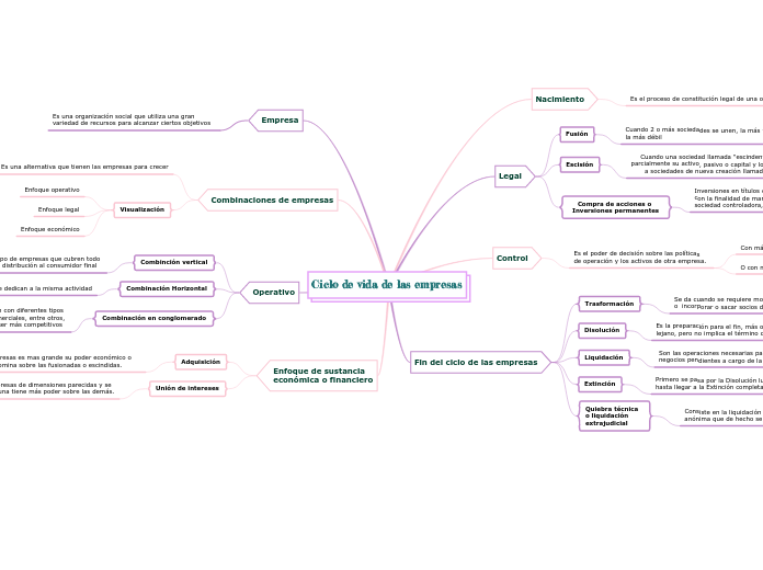 Ciclo de vida de las empresas