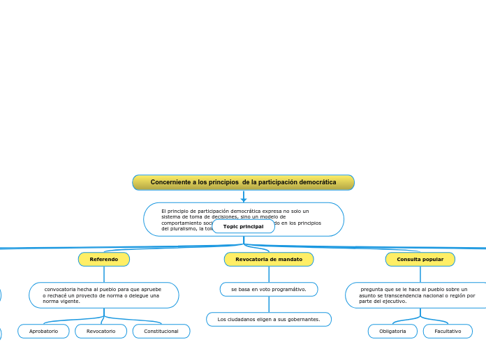 Concerniente a los principios  de la participación democrática