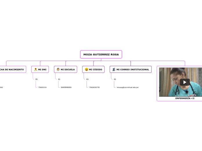 MOZA GUTIERREZ ROSA - Mapa Mental