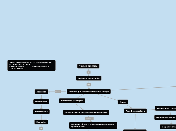 TOXICO CINÈTICA - Mapa Mental
