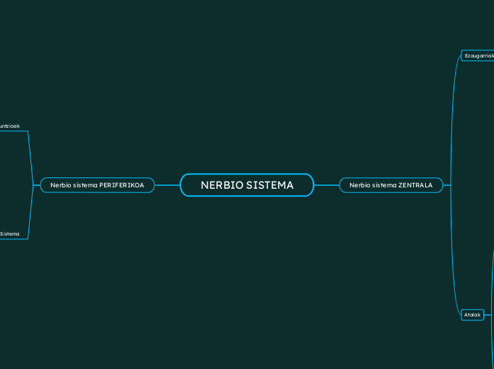 NERBIO SISTEMA - Mind Map