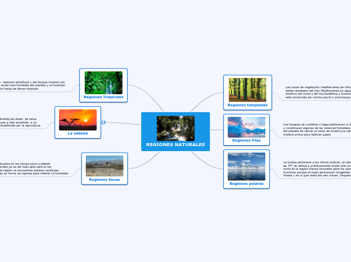 REGIONES NATURALES - Mapa Mental