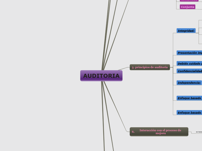 AUDITORIA - Mapa Mental