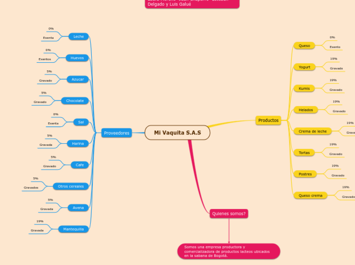 Mi Vaquita S.A.S - Mapa Mental