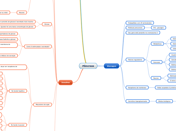 Pâncreas - Mapa Mental