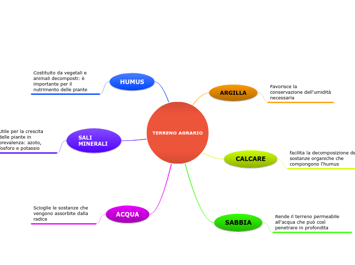 TERRENO AGRARIO - Mappa Mentale