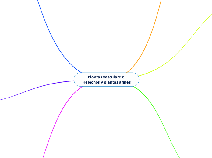 Plantas vasculares: Helechos y plantas ...- Mapa Mental