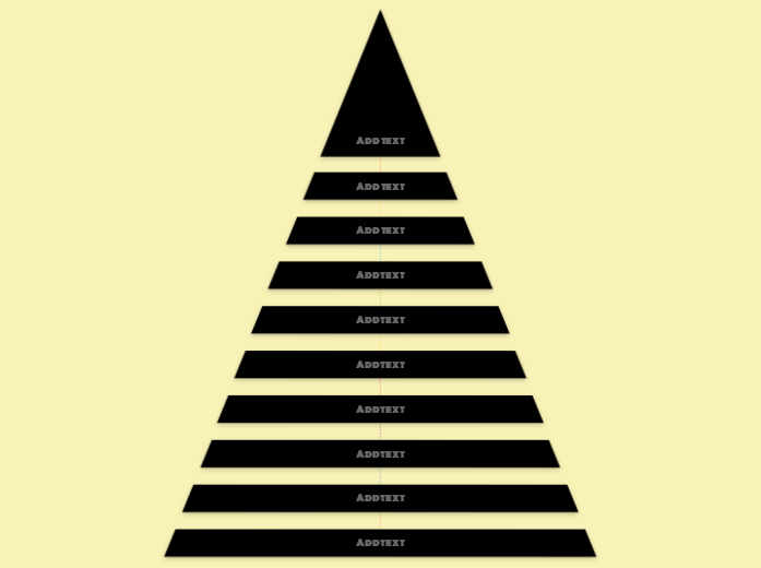 Pyramid mind map (dark) - Mind Map