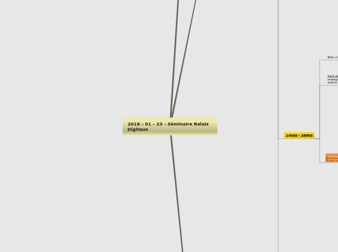 2018 - 01 - 23 - Séminaire Relais Dig...- Carte Mentale
