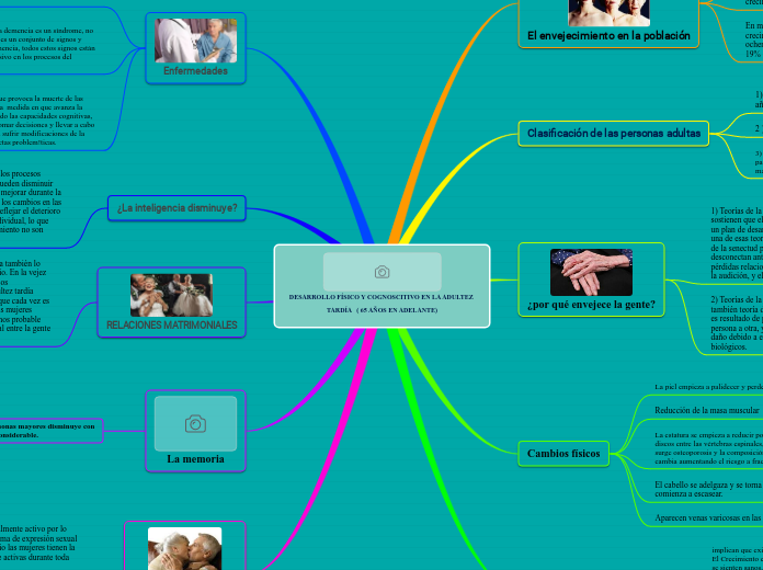 DESARROLLO FÍSICO Y COGNOSCITIVO EN LA ...- Mapa Mental