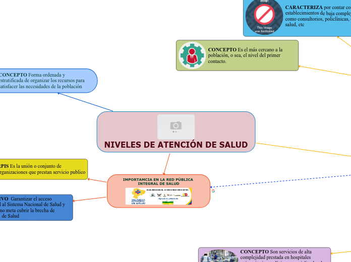 Niveles De AtenciÓn De Salud Mind Map